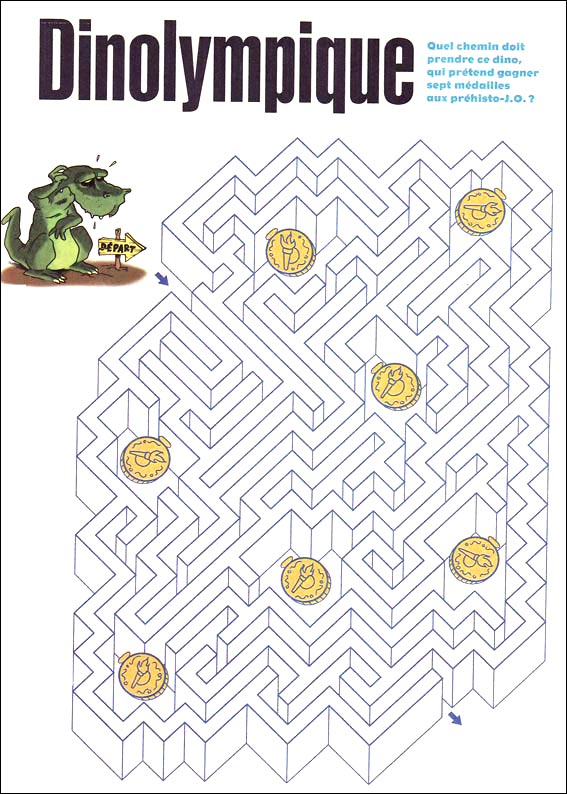 Jeu du labyrinthe &agrave; imprimer