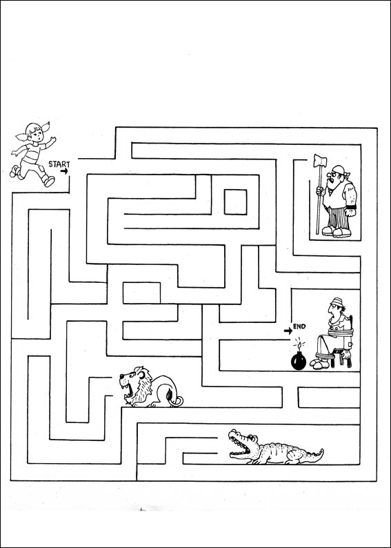 Jeu du labyrinthe &agrave; imprimer