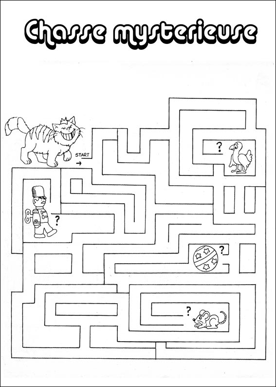 Jeu du labyrinthe &agrave; imprimer