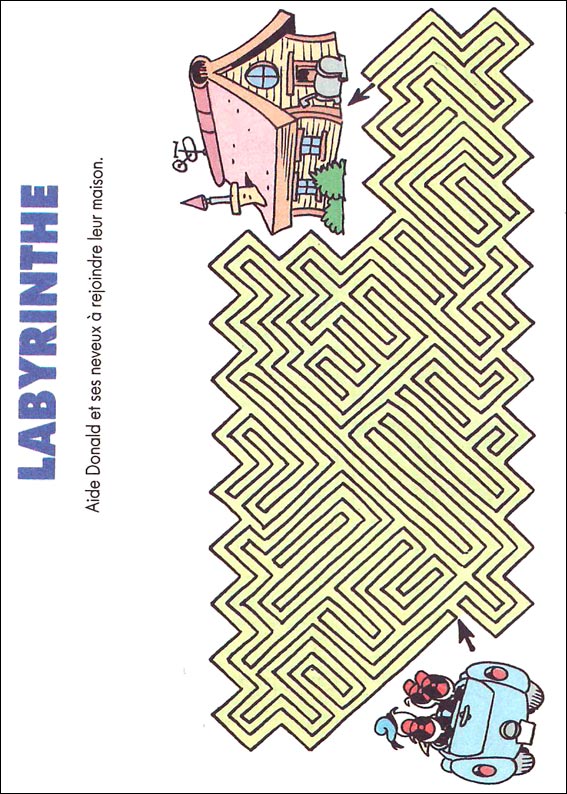 Jeu du labyrinthe &agrave; imprimer