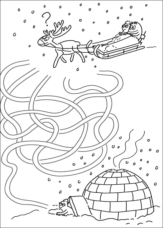 Jeu du labyrinthe &agrave; imprimer