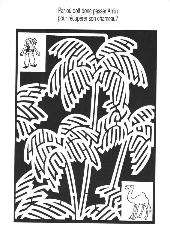 Jeu du labyrinthe &agrave; imprimer