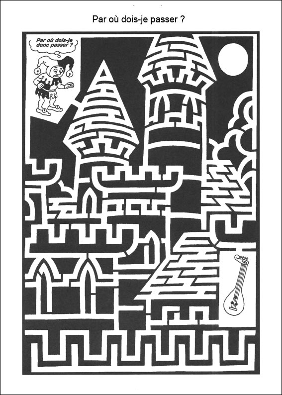 Jeu du labyrinthe &agrave; imprimer