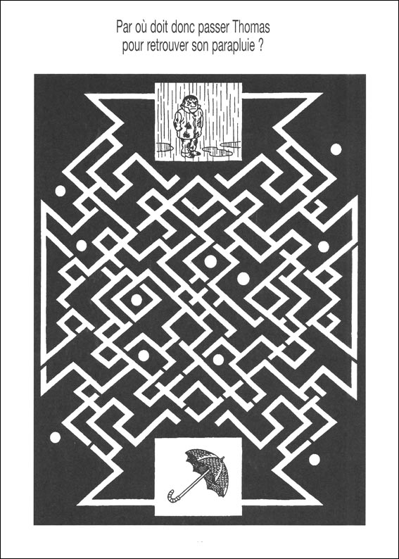 Jeu du labyrinthe &agrave; imprimer