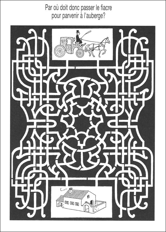 Jeu du labyrinthe &agrave; imprimer