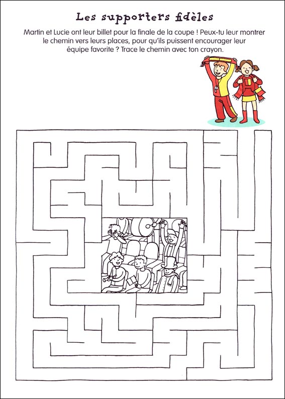 Jeu du labyrinthe &agrave; imprimer