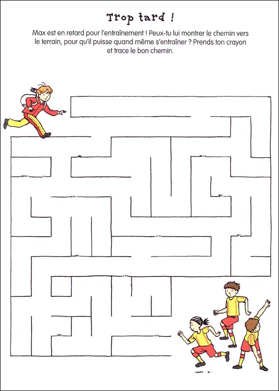 Jeu du labyrinthe &agrave; imprimer