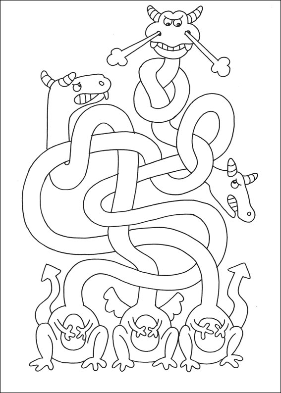 Jeu du labyrinthe &agrave; imprimer
