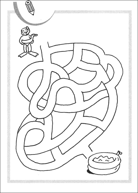 Jeu du labyrinthe &agrave; imprimer