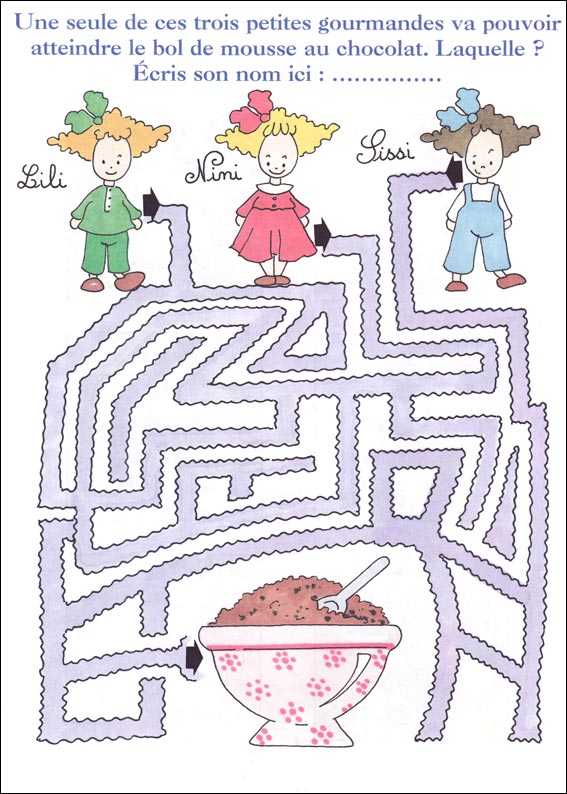Jeu du labyrinthe &agrave; imprimer
