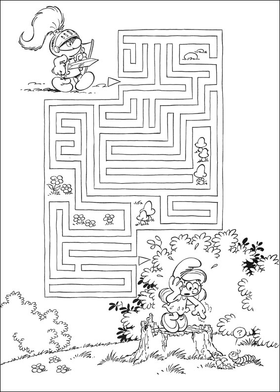 Jeu du labyrinthe &agrave; imprimer