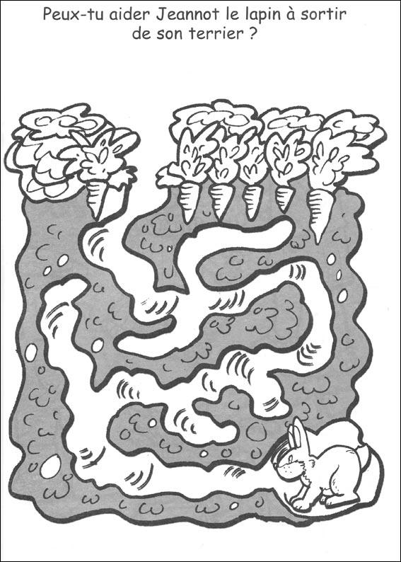 Jeu du labyrinthe &agrave; imprimer