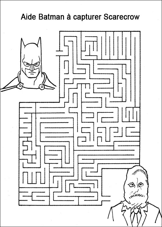 Jeu du labyrinthe &agrave; imprimer