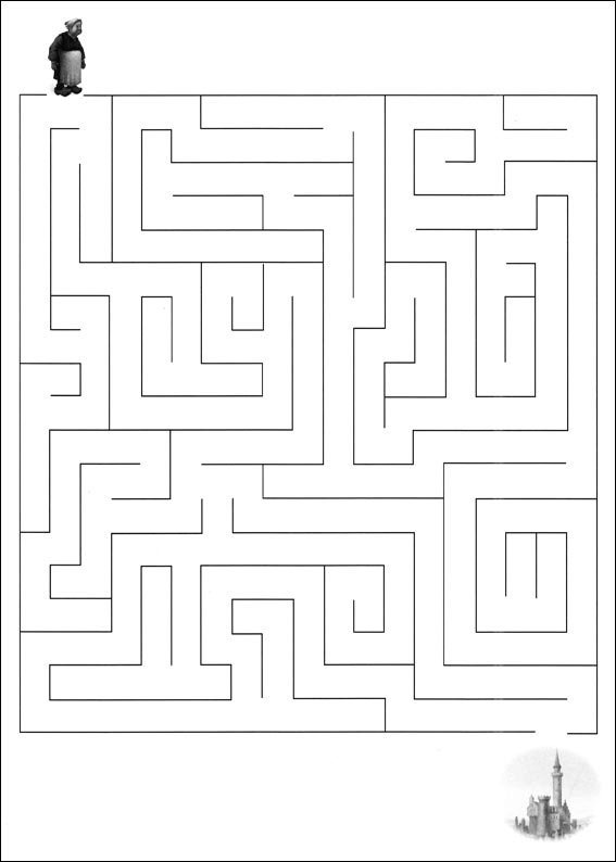 Jeu du labyrinthe &agrave; imprimer