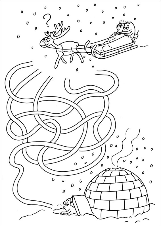 Jeu du labyrinthe &agrave; imprimer