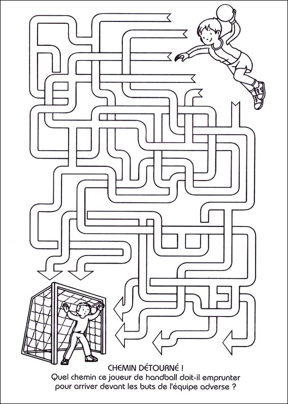 Jeu du labyrinthe &agrave; imprimer