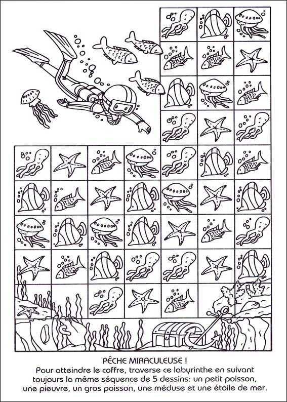 Jeu du labyrinthe &agrave; imprimer