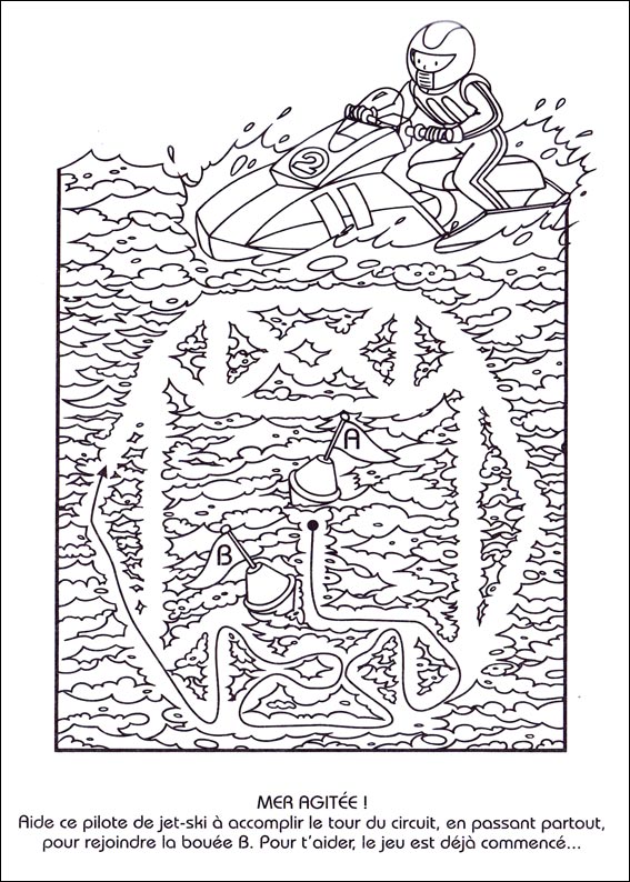Jeu du labyrinthe &agrave; imprimer