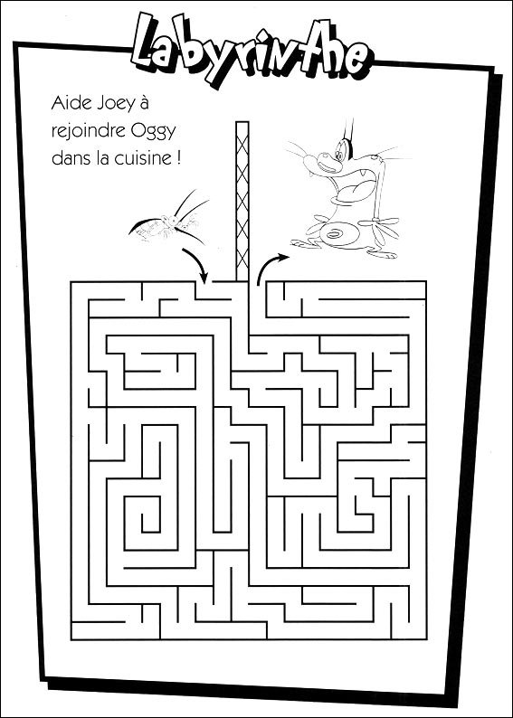 Jeu du labyrinthe &agrave; imprimer