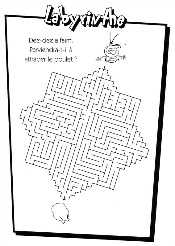 Jeu du labyrinthe &agrave; imprimer
