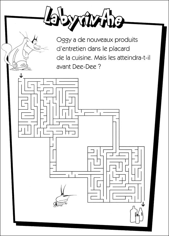 Jeu du labyrinthe &agrave; imprimer
