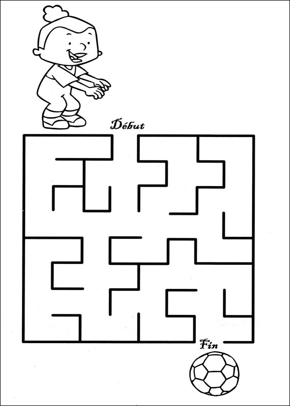 Jeu du labyrinthe &agrave; imprimer