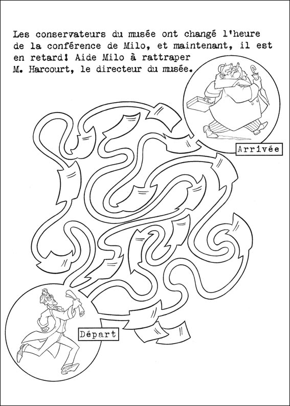 Jeu du labyrinthe &agrave; imprimer