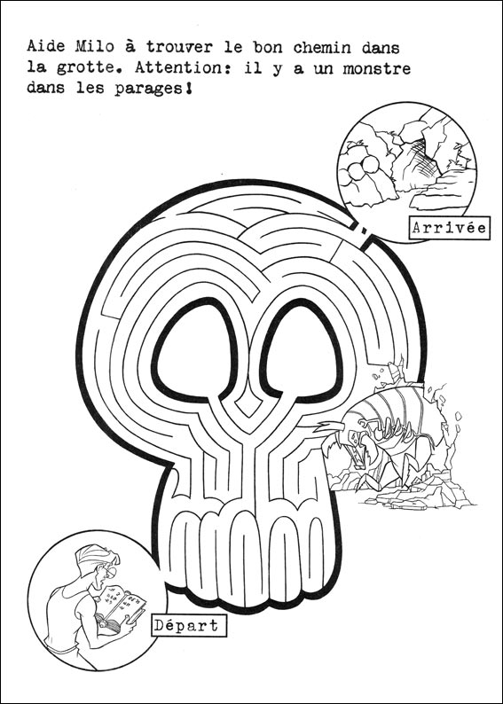 Jeu du labyrinthe &agrave; imprimer