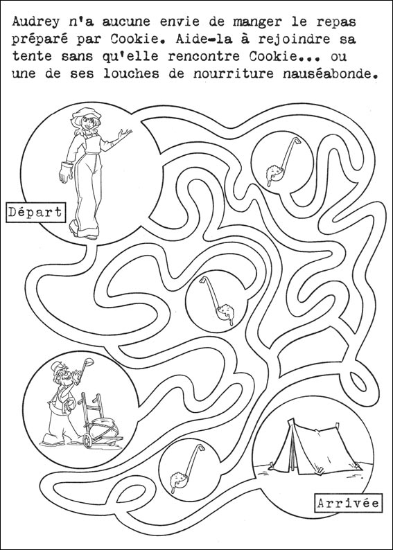 Jeu du labyrinthe &agrave; imprimer