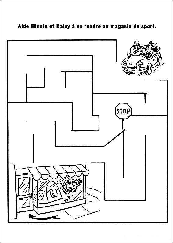 Jeu du labyrinthe &agrave; imprimer