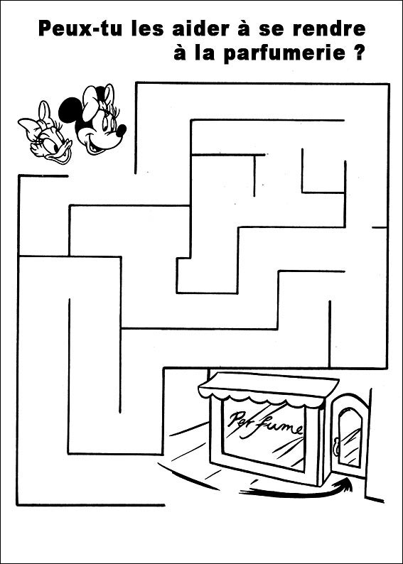 Jeu du labyrinthe &agrave; imprimer
