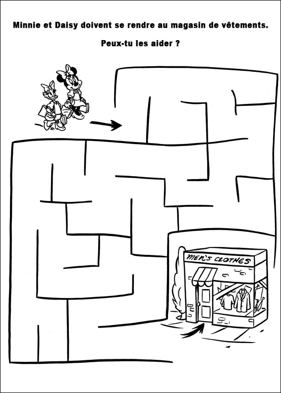 Jeu du labyrinthe &agrave; imprimer