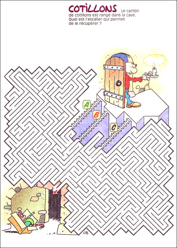 Jeu du labyrinthe &agrave; imprimer