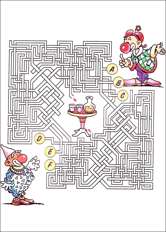 Jeu du labyrinthe &agrave; imprimer