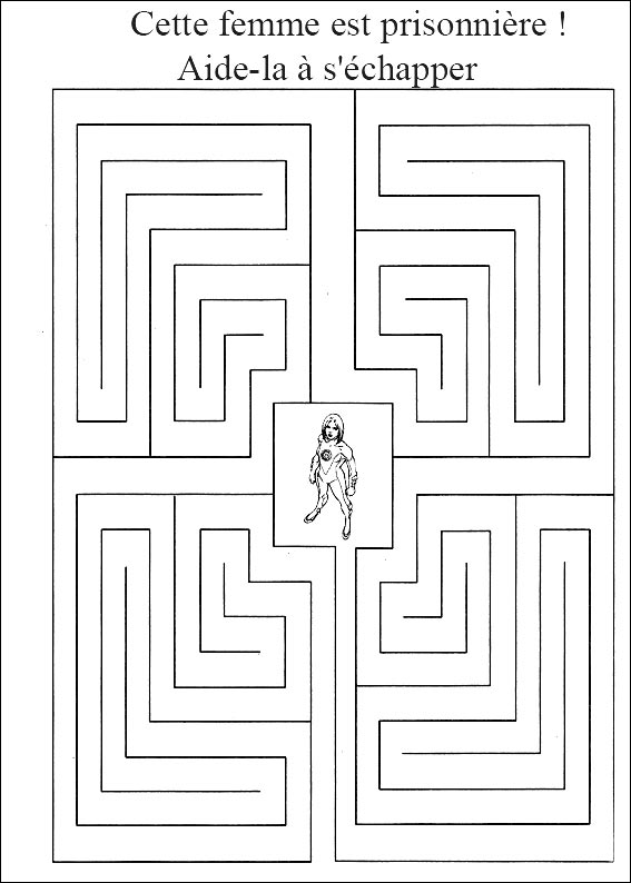 Jeu du labyrinthe &agrave; imprimer