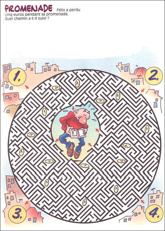 Jeu du labyrinthe &agrave; imprimer