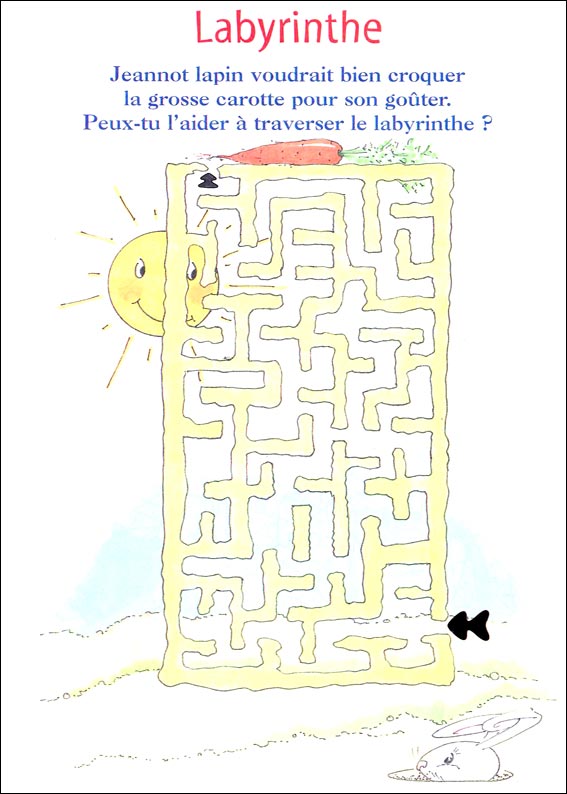 Jeu du labyrinthe &agrave; imprimer
