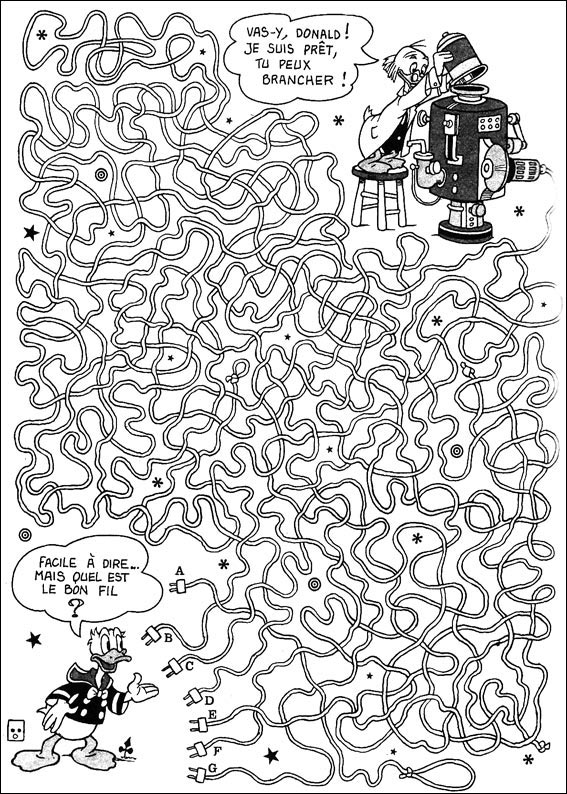 Jeu du labyrinthe &agrave; imprimer