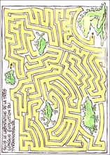 Labyrinthe &agrave; imprimer