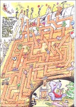 Labyrinthe &agrave; imprimer