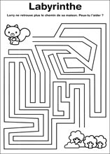 Labyrinthe &agrave; imprimer