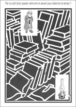 Labyrinthe &agrave; imprimer