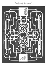 Labyrinthe &agrave; imprimer