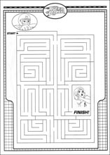 Labyrinthe &agrave; imprimer