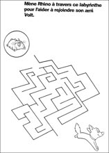 Labyrinthe &agrave; imprimer