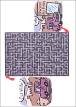 Labyrinthe &agrave; imprimer