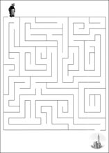 Labyrinthe &agrave; imprimer