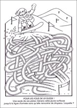 Labyrinthe &agrave; imprimer