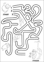 Labyrinthe &agrave; imprimer
