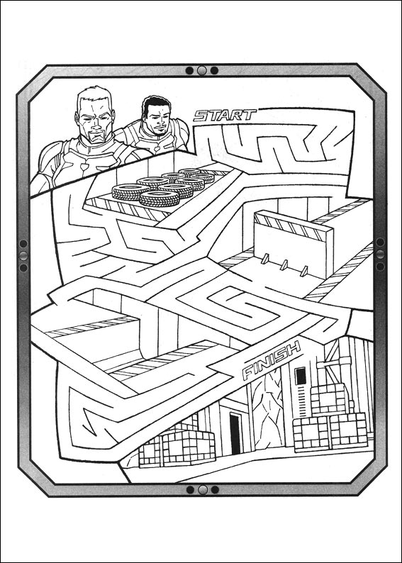 Labyrinthe &agrave; imprimer